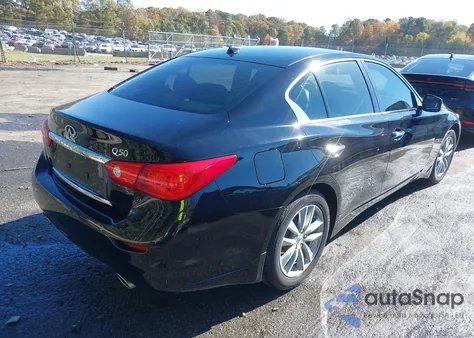 2014 Infiniti Q50 Premium z USA, uszkodzony, nr VIN JN1BV7AR2EM689591